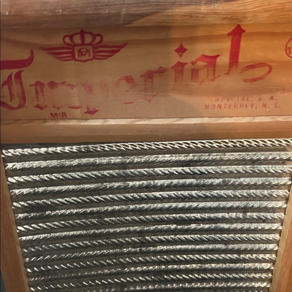 Vintage Imperial Washboard Farm House Decor.